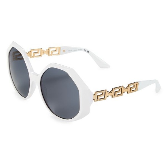 Versace Women's Black and White Sunglasses 💯 Authentic - Picture 4 of 7